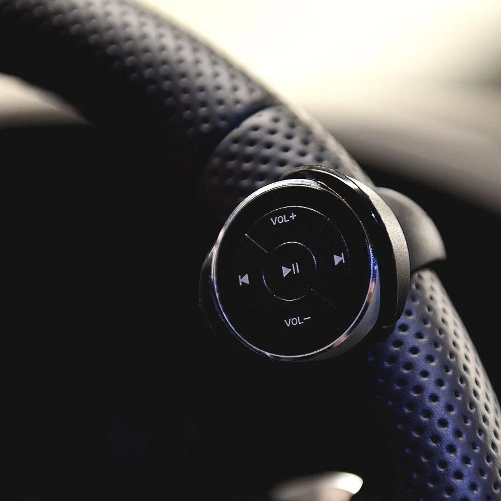 Bluetooth автомобильная Кнопка громкости музыки пульт дистанционного управления Рулевое колесо для Android IOS телефонов VH99