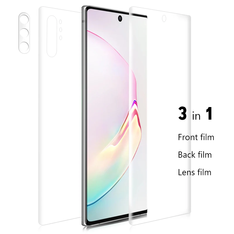 9D Гидрогелевая пленка для Samsung S8 S9 S10 Plus S10e защитная экрана с полным покрытием Galaxy