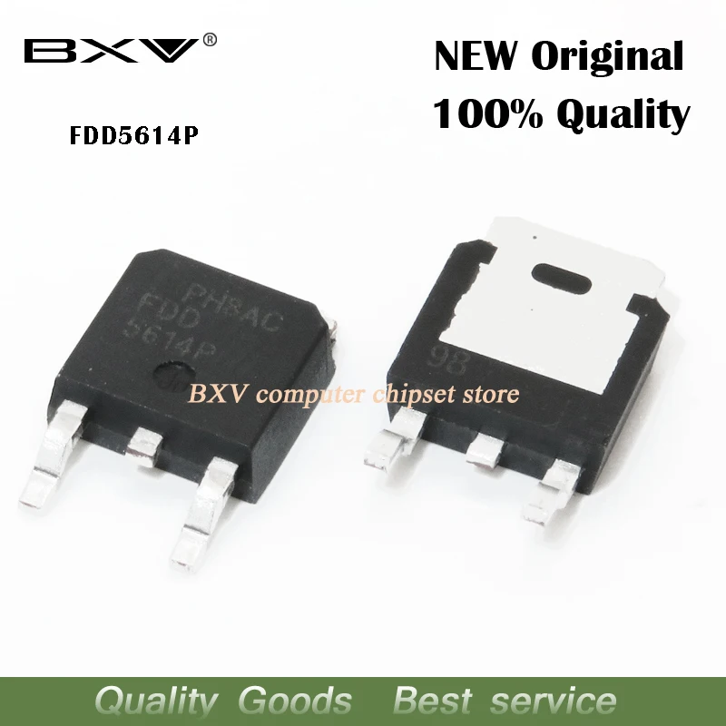 10 шт. FDD5614P FDD5614 TO-252 MOSFET 60V P-Ch мощный Тренч новинка оригинал бесплатная доставка |