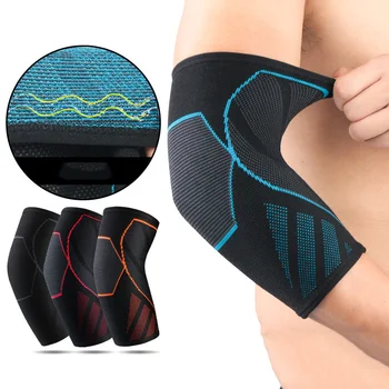1PCS Sport Elleboog Ondersteuning Brace Elastische Anti-slip Elbow Pads Basketbal Volleybal Gym Compressie Elleboog Arm Brace Protector 1PCS Sport Elleboog Ondersteuning Brace Elastische Anti-slip Elbow Pads Basketbal Volleybal Gym Compressie Elleboog Arm Brace Protector