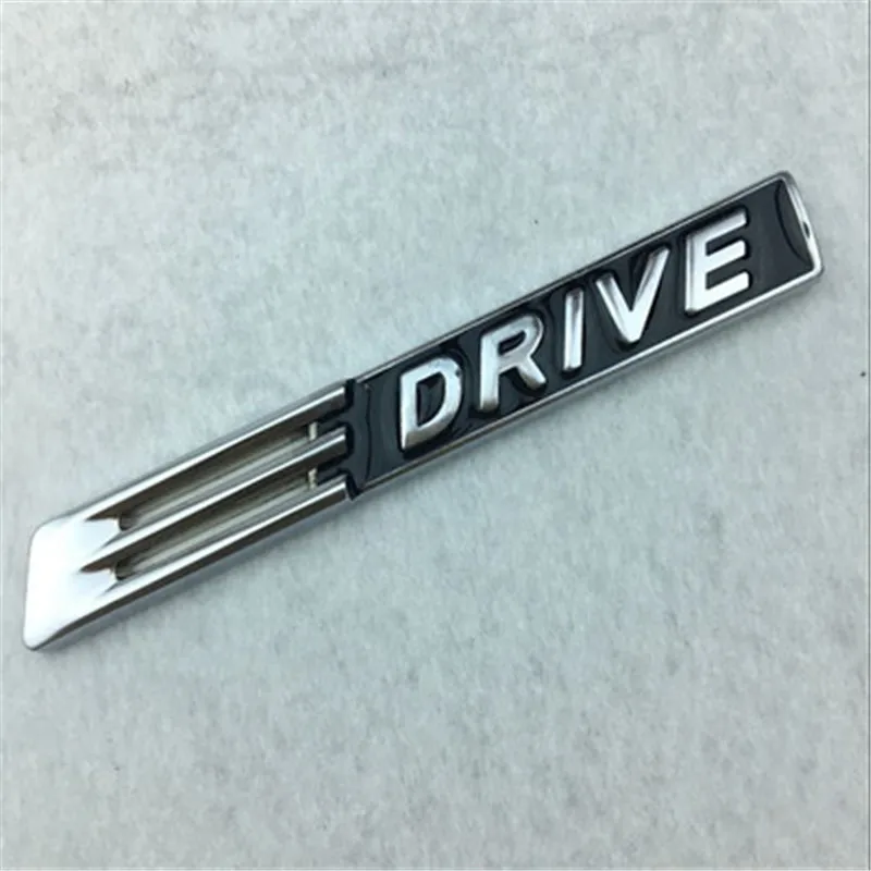 2 шт. 9,5 см* 1,5 см металлическая, для машины X DRIVE E DRIVE S DRIVE Эмблема для задней задний значок автомобиля стикер кузова боковые логотипы - Цвет: Matt  EDRIVE