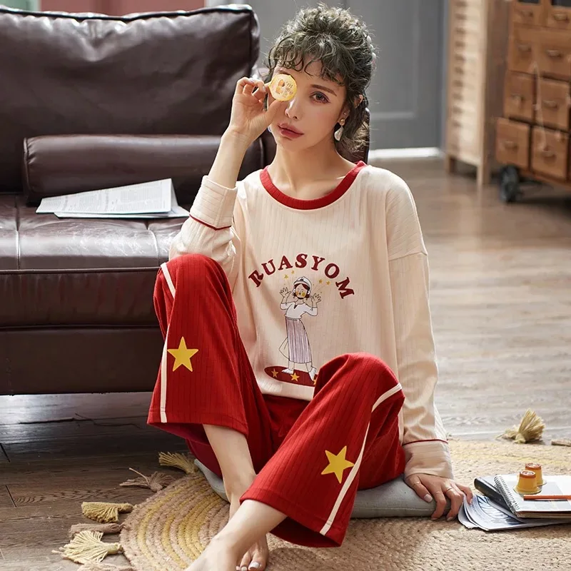 Новинка года; одежда для молодых девушек; сезон осень; хлопковые M-XXL с сердечками для студентов;
