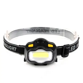 

Mini COB LED Headlamp High/ Low/ Strobe 3 Modes Waterproof Headlight Flashlight Torch Lanterna For Outdoor Camping Night Fishing