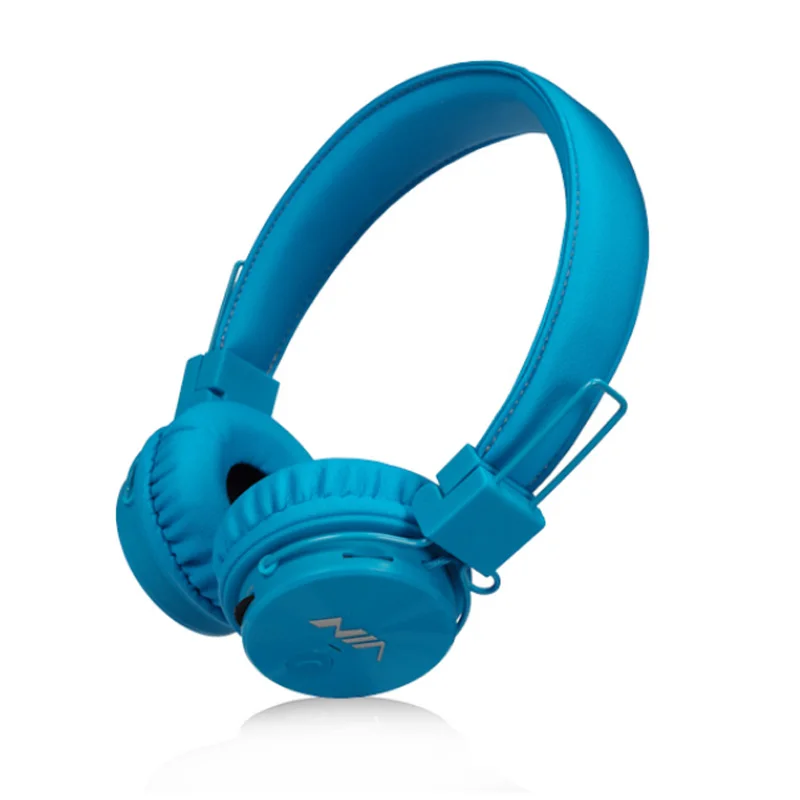 nia X3 Беспроводной стерео Bluetooth наушники гарнитуры складные спортивные наушники с микрофоном Поддержка TF FM радио - Цвет: Синий