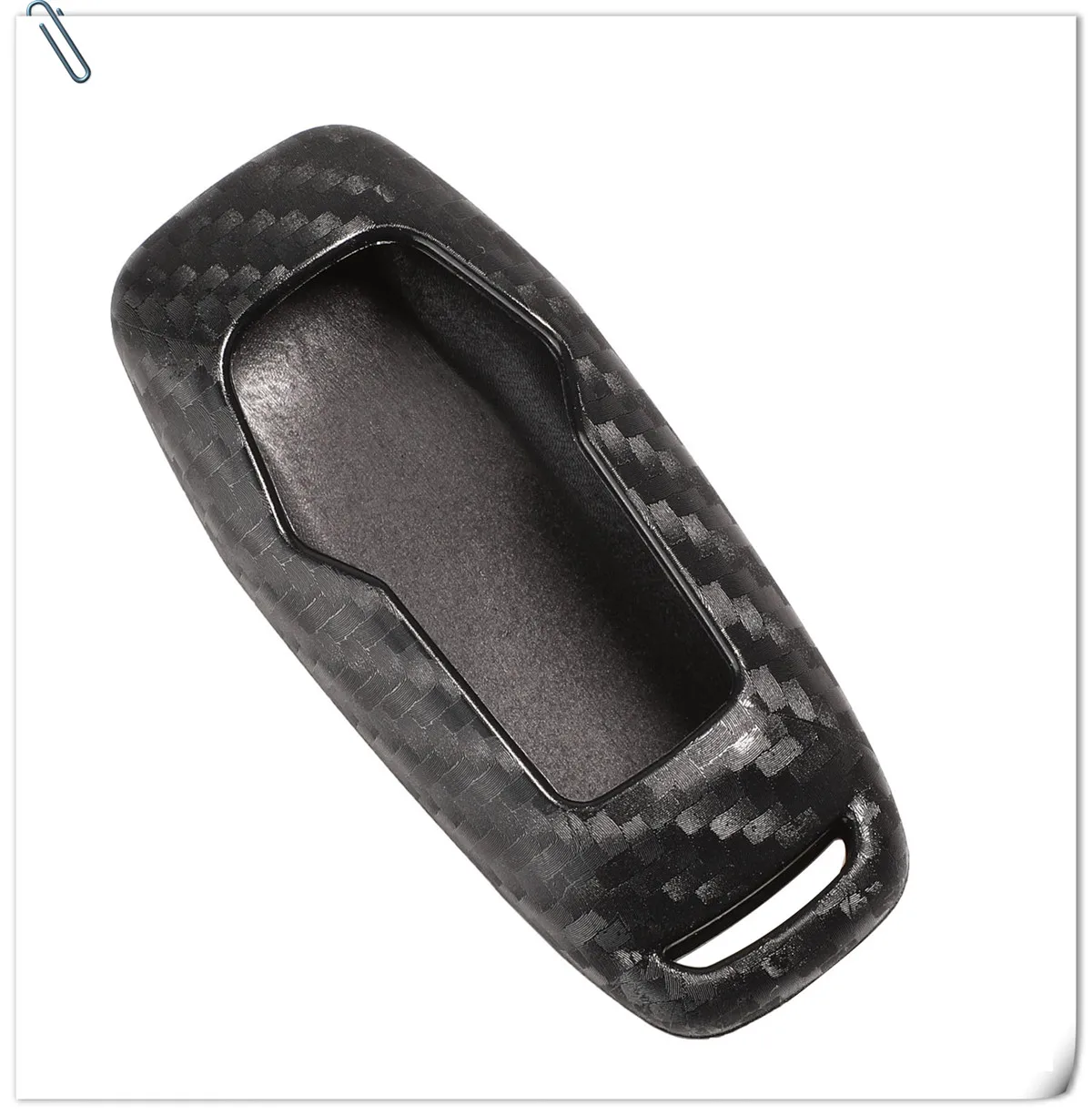 Keyforkess Cover per chiave automatica in Silicone morbido in fibra di carbonio per Ford Lincoln Escape Explorer Flex Flex Taurus Fusion Car Styling 12 Keyforkess Cover per chiave automatica in Silicone morbido in fibra di carbonio per Ford Lincoln Escape Explorer Flex Flex Taurus Fusion Car Styling - H29c31a25dd5845eea04d33f7ed5163458