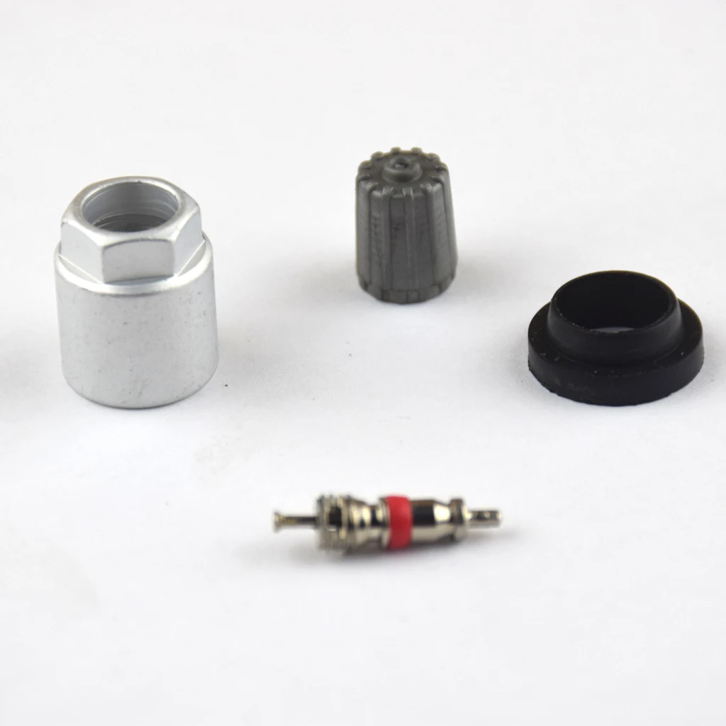 4 Pieces Wheel Tire Pressure Sensor Service Rebuild TPMS Service Pack Kit