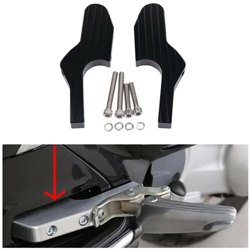 Motorcycle Passenger Foot Peg Extensions Extended Footpegs for Vespa GT