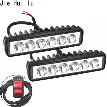 

Motorcycle LED Work Light Motocross ATV Dirt Bike Daytime Running Spot Light Fog Lamp Universal for KTM YAMAHA KAWASAKI For BMW