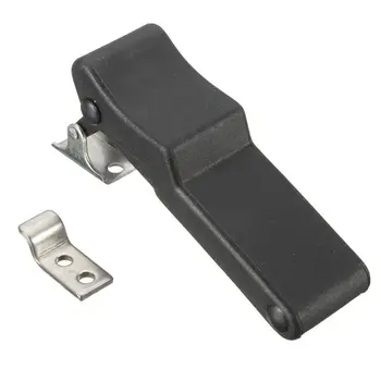 

Flexible Door Draw Latch Lock 3.8 inch Replacement Soft Rubber Black Over-Center C7-10