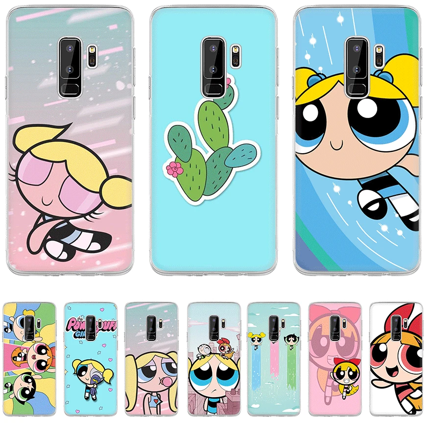 

Phon Case For Samsung S3 S4 S5 S6 S7 Edge S8 S9 S10E S10Plus Note 8 9 M10 M20 M30 M40 Cute The Powerpuff Girls
