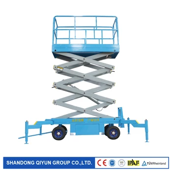 Cheap Widely Used 6m AC&DC 24v F2B Hydraulic Electric Scissor Lift Platform For Aerial Work Mobile Trailer Mounted