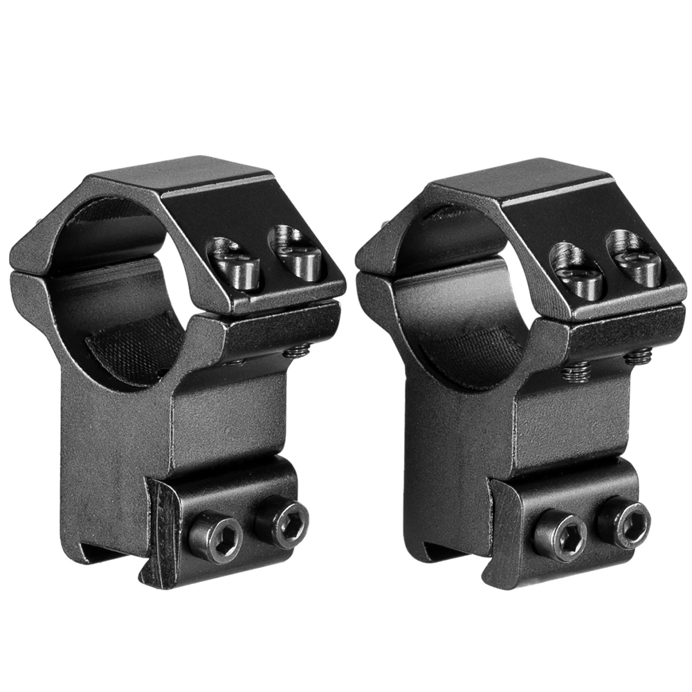 2PCS Rifle Scope Ring Mount 25.4mm/30mm 11mm/20mm Picatinny Dovetail Rail Hunting