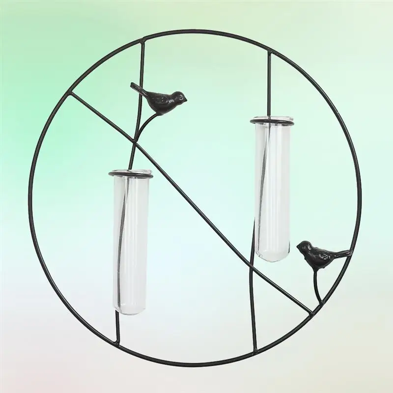 Vase Wall Hanging Delicate Space-Saving Portable Modern Wall-Mounted Vase For Garden Home
