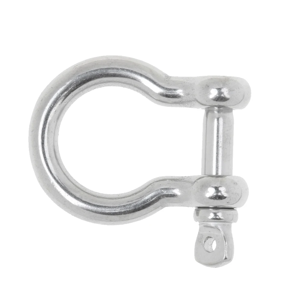 Marine Boat Chain Rigging Bow Shackle Captive Pin Stainless Steel 6mm & 5mm 