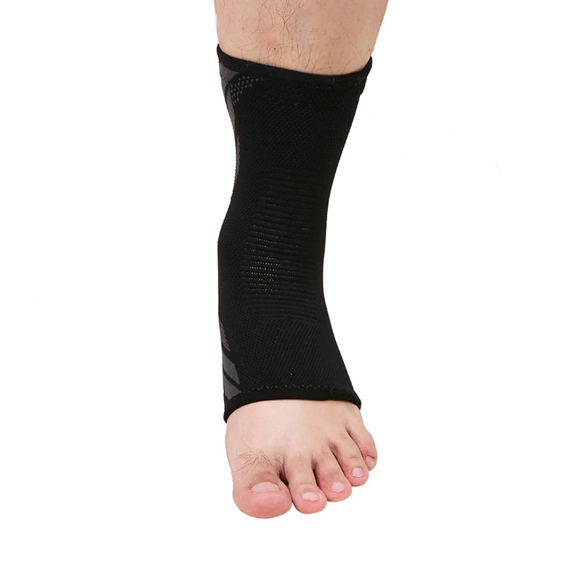 1pc Ankle Support Universal Breathable Anti-slip Knitted Foot Sleeve Cover Protective Wrap Sprain Sport Fitness Guard Band