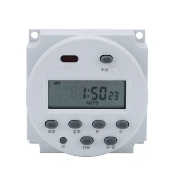 

Stable CN101A 12V Digital LCD Power Timer weekly Programmable Time Switch Relay 8A TO 16A CN101 with protective cover weekly