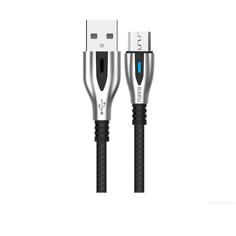 KAKU 3.2A быстро меняющийся светодиодный светильник micro кабель для зарядки данных