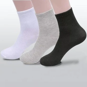 

New Men's Cotton Socks For Man Black Business Breathable Spring Summer Male Crew Socks Meias Hot cheap price Sokken NS01