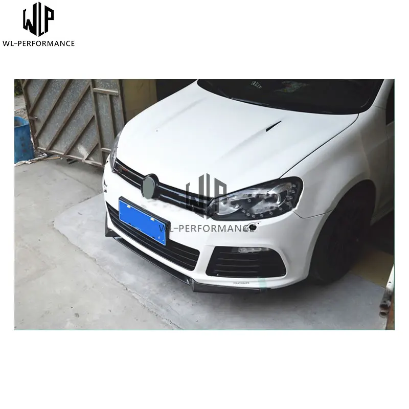 Golf 6 MK6 R20 углеродное волокно OSIR Тип сплиттер автомобильный передний бампер спойлер для VW Golf 6 MK6 R20 11-13 автомобильный стиль использования