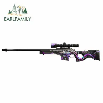 

EARLFAMILY 13cm x 2.7cm for AWP CSGO Skin Auto Bumper Window Car Stickers DIY Fashion Scratch-proof Waterproof Vehicle Decal