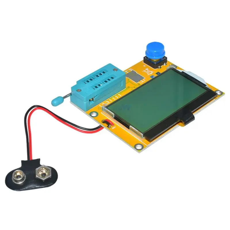 LCR-T4 Mega328 Транзистор тестер диодный конденсатор ESR LCR метр с Чехол MOS PNP