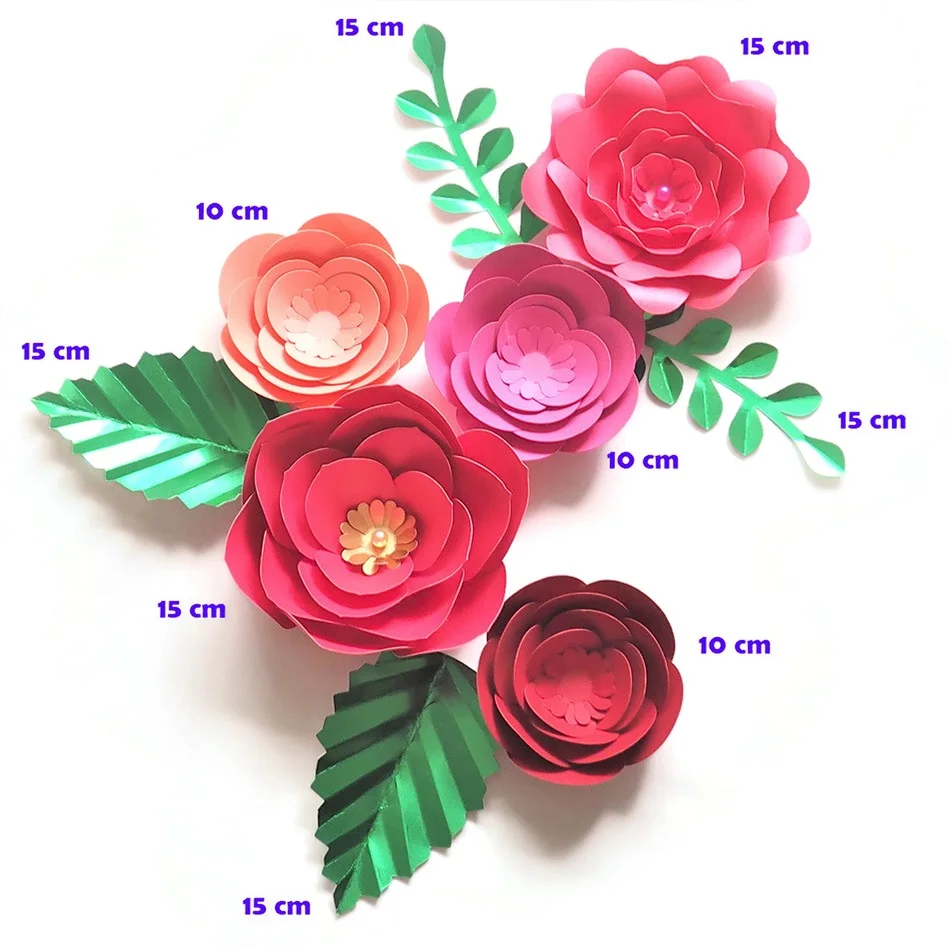 Paper Flower Backdrop Wedding Decorations  Paper Flowers Decorations Wall  - 2023 Diy - Aliexpress