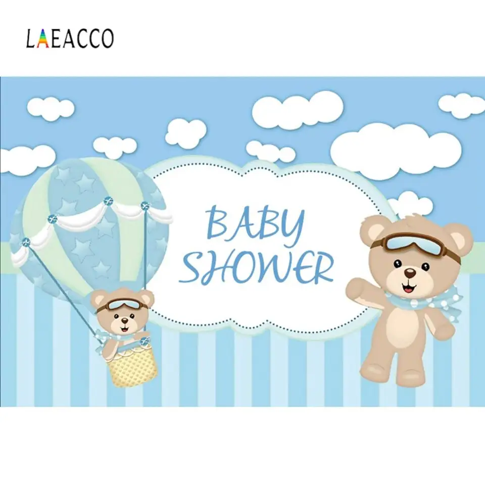 balloon bear baby shower