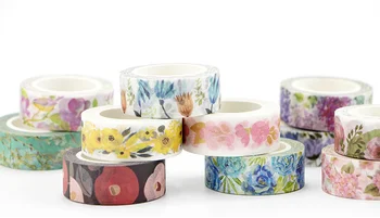 

Various flower diy washi masking tape(1piece)