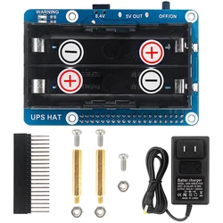 Module d'alimentation pour Raspberry Pi UPS, broche GPIO 5V, sortie de courant Stable pour Raspberry Pi 4B/3B +/3B, sans batterie 