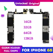 16g 32g 64g 128g для iPhone 6S материнская плата NO Touch ID разблокированная материнская плата с полным чипом IOS обновленная логическая плата iCloud разблокировка