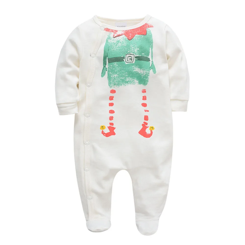 Kavkas 3 pcs/lot Baby Girls Boys Clothes Dinosaur Printing Summer Cotton Jumpsuit Newborn Rompers 0-3 m Long Sleeve Clothing - Цвет: PY1088