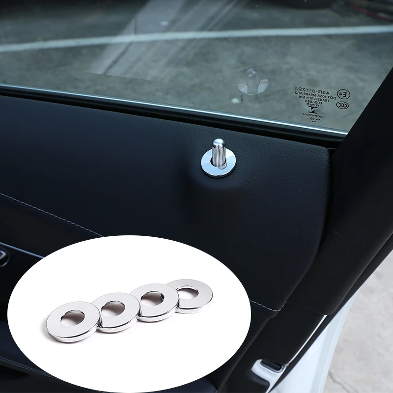 4 шт. красные/синие/яркие серебряные аксессуары дверной замок кольцо накладки для