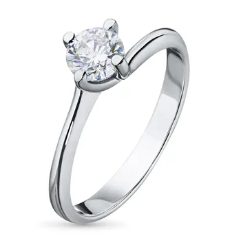 

White gold ring with Diamond