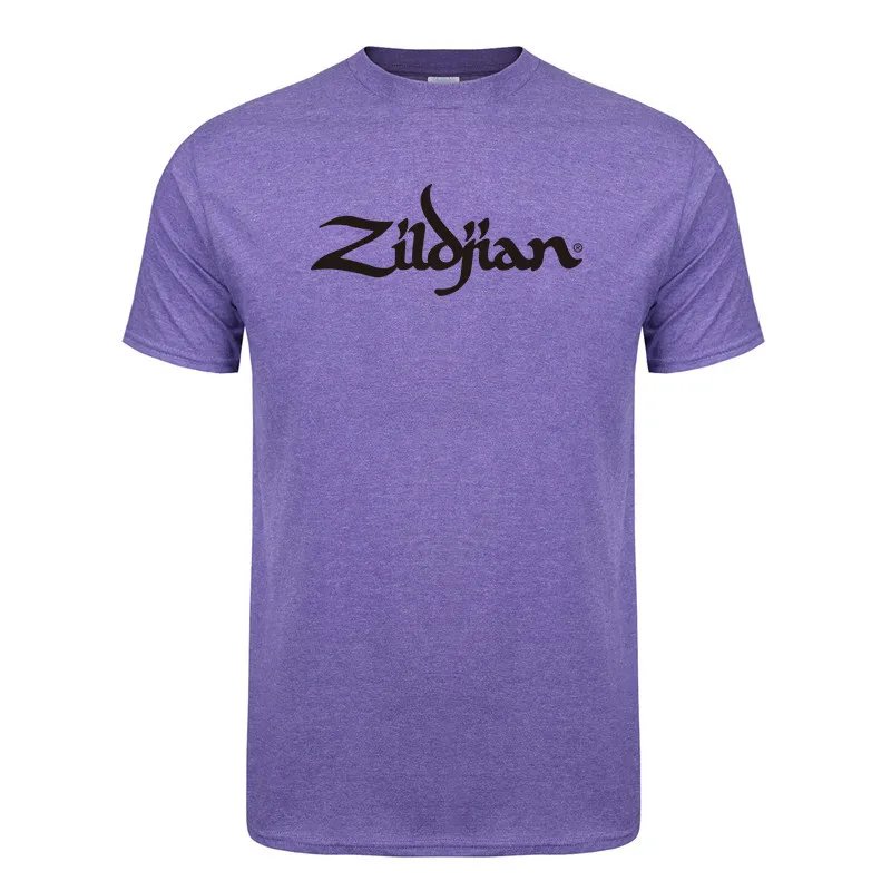 Модные летние новые мужские футболки Zildjian, футболка с принтом, мужские хлопковые футболки с коротким рукавом, футболки высокого качества