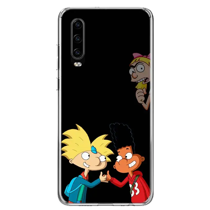 TW140-2 Эй, Арнольд черная крышка чехол для телефона для huawei P30 P20 Коврики 30 20 10 Pro P10 Lite P Smart Z+ корпус под плетенную сумку Капа - Цвет: TW140-2
