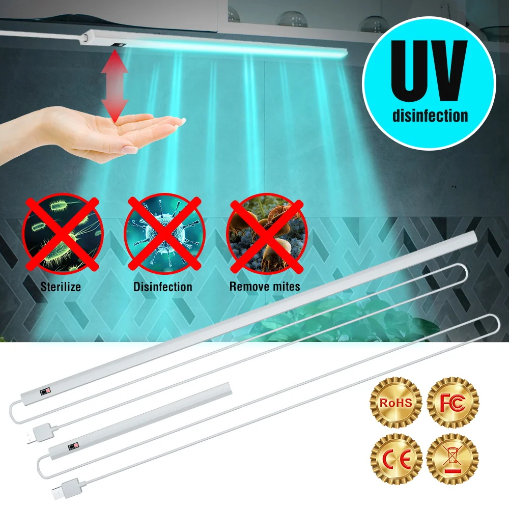 쿼츠 LED UV 살균기 조명, 살균 램프 전구, 살균 자외선, UVC 소독, 5..