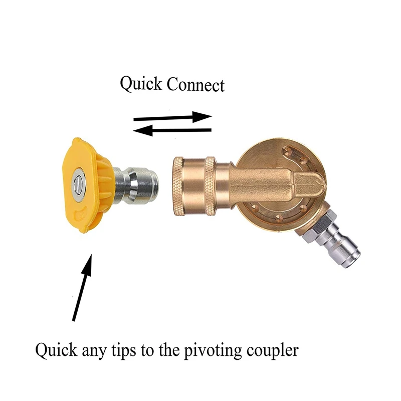 Поворотная муфта для сопла Мойки под давлением устройство чистки желоба насадка