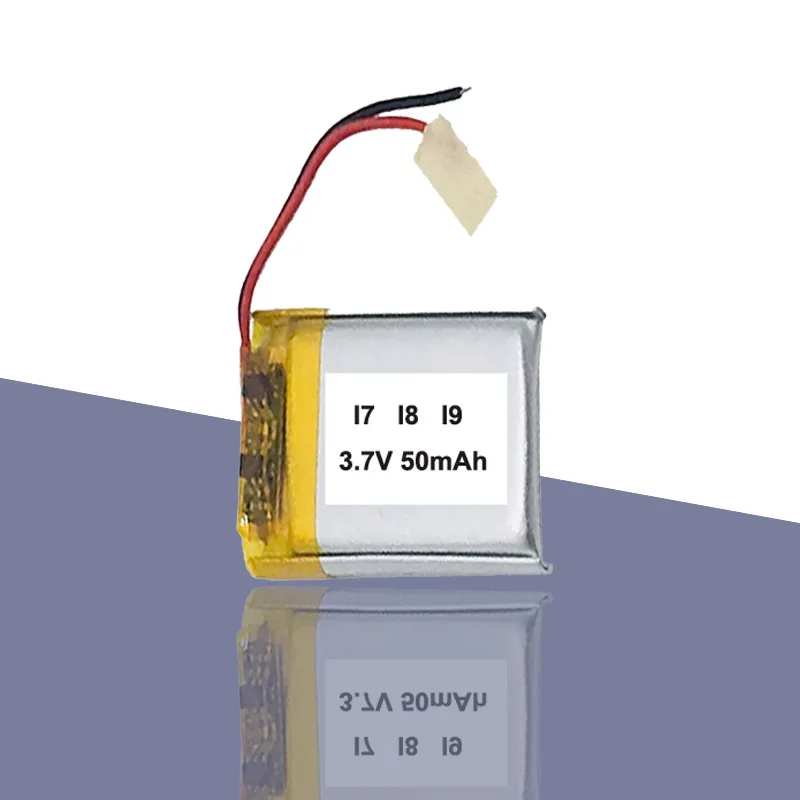 3,7 в 50 мАч 501012 051012 аккумуляторная батарея для I7 I8 I9 Bluetooth наушники гарнитура mp3 mp4 Аккумулятор Акку