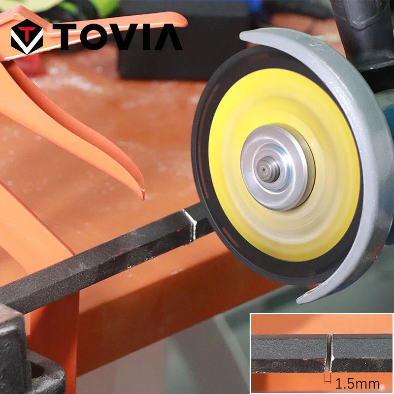 TOVIA BlackCutter 125*22мм Алмазный Диск по Металлу стали и нержавеющей для УШМ или Балкарки