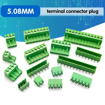 

KF2EDGK-3.81 2/3/4/5/6/7/8/9/10/11/12Pin Straight Terminal Plug Type 300V 8A 3.81mm Pitch Connector Pcb Screw Terminal Block
