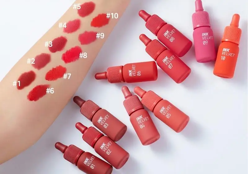PERIPERA Ink The Velvet (AD) 4g 10 Color Liquid Lipstick Matte Makeup Waterproof Tint Long Lasting Lip Gloss Korea Cosmetic 1pcs PERIPERA Ink The Velvet (AD) 4g 10 Color Liquid Lipstick Matte Makeup Waterproof Tint Long Lasting Lip Gloss Korea Cosmetic 1pcs