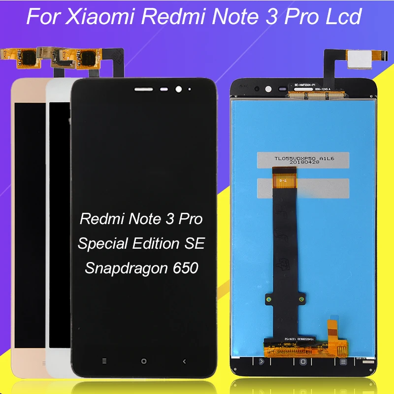 Catteny AAA 152 мм для Xiaomi Redmi Note 3 Pro Lcd с сенсорным экраном дигитайзер сборка SE дисплей +
