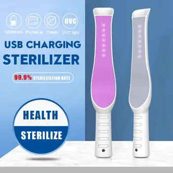 

Rechargeable Germicidal Light Ultraviolet UV Sterilizer Kill Dust Mite Eliminator Mask Clothes Computer UV Sterilizer Lamp