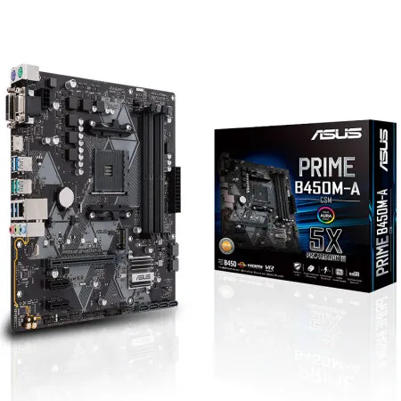 ASUS PRIME B450M-A motherboard AMD AM4 supports RYZEN CPU