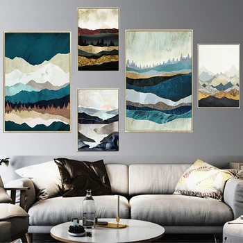

Abstract Geometriy Luxury Picture Home Decor Poster Nordic Canvas Painting Wall Art Sun and Moon Prints for Bedoom Decor Poster