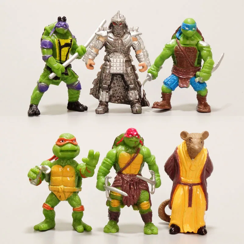 Buurt combineren Moeras 6 Soorten 6Cm Classic Movie Teenage Mutant Ninja Turtles Raphael Donatello  Kit Speelgoed Model Pop Gift|null| - AliExpress