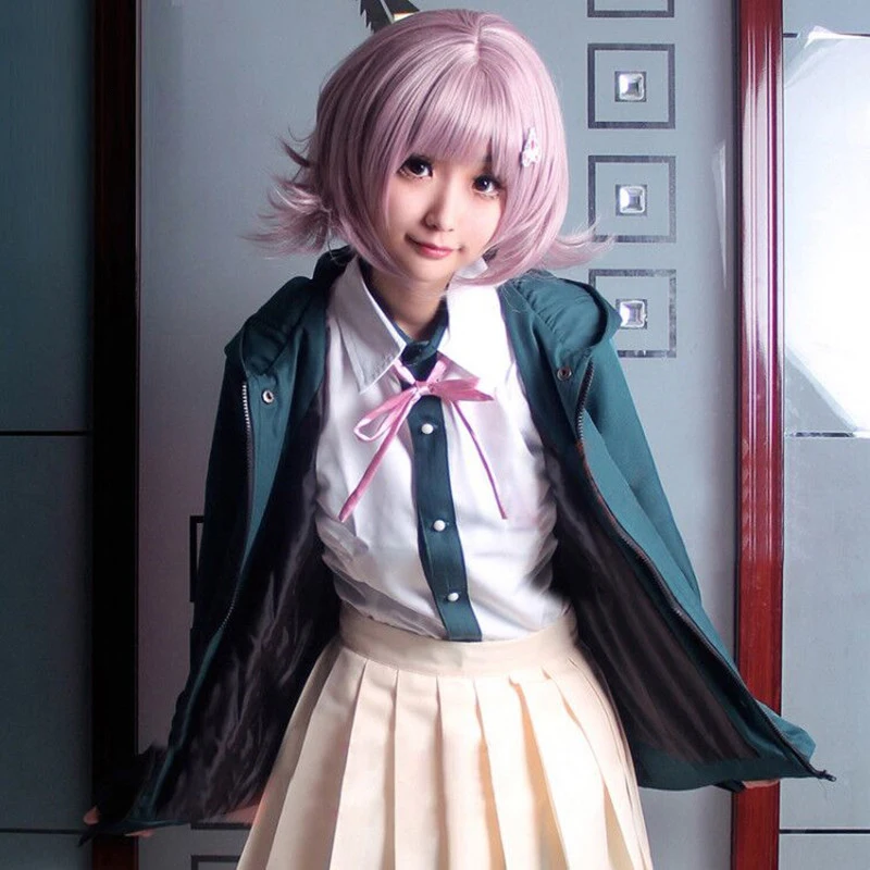 2020 платье для девочек в стиле аниме косплей супер Danganronpa 2 Нанами Косплей ChiaKi