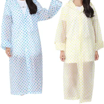 

2 Pack Made Of Environmentally Friendly EVA For Women and Men Reusable Raincoat new