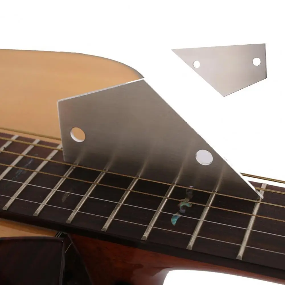 Fret Level Ruler 2 Hole Accessories Stainless Steel Guitar Bass Fret