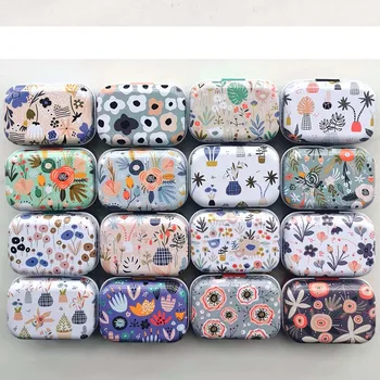 

Large Tea Caddy Receive Storage Box Cartoon Rectangular Cookie Candy Chocolate Tin Box Christmas Gift For Kids Jewelry Box